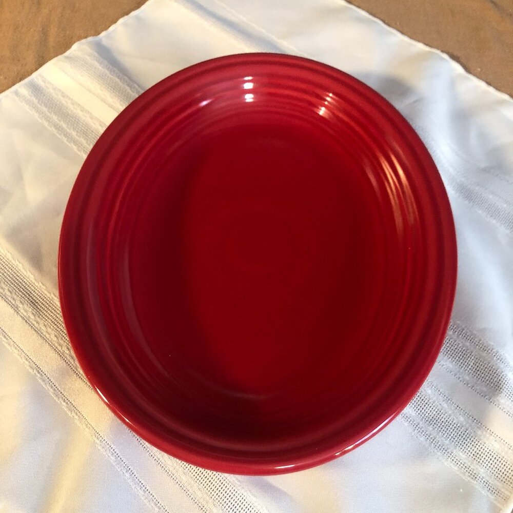 Fiesta HLC Serving Platter Oval Scarlet Red 11.5" x 9"